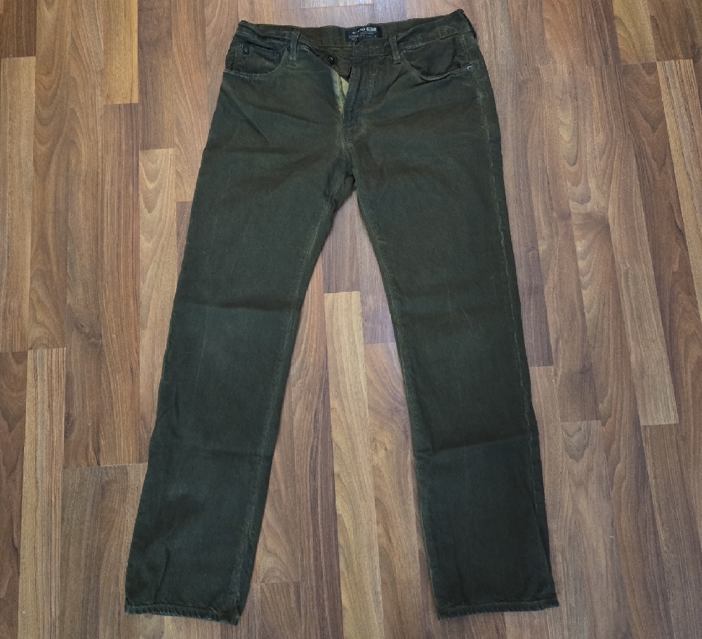 Olive Green Straight-Leg BIG STAR Jeans 34R